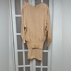 Zonda Nellis Vintage 80s Knit Sweater & Skirt Set Top M Skirt L